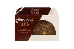 Хлеб нарезной подовый без хлебопекарных дрожжей Праздничный Riga Хліб к/у 200г