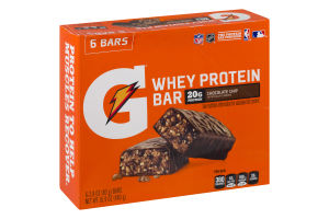 Gatorade Whey Protein Bar Chocolate Chip - 6 CT