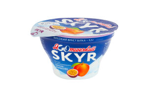 Йогурт 1.8% высокое содержание белка с фруктовым наполнителем Персик-маракуйя Skyr Яготинский ст 140г