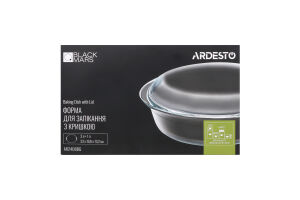 Форма д/запікання Black Mars 3л овальна з кришкою Ardesтo