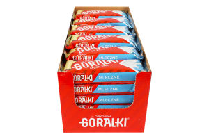 Вафли хрустящие в какао-покрытии с молочно-сливочной начинкой Goralki м/у 45г
