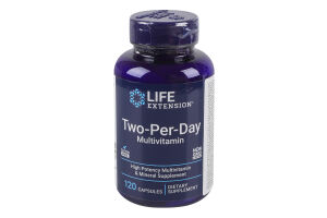 Добавка диетическая капсулы Two-per-day multivitamin Life Extension 120шт