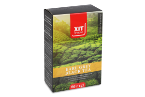 Чай черный байховый листовой с ароматом бергамота Earl Grey Хіт продукт к/у 80г