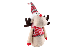 Прикраса декоративна Олень в ковпаку 30см