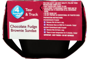 Weight Watchers Smart Ones Smart Delights Chocolate Fudge Brownie Sundae - 4 CT