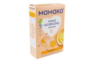 Каша молочна суха для дітей від 5міс на козячому молоці кукурудзяна з пребіотиками Мамако к/у 200г