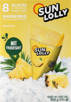Морозиво рідке SUN LOLLY Ананас 8х60мл И186 (Данія)