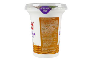 Сметана 15% безлактозная Ферма ст 300г