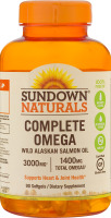 Sundown Naturals Complete Omega 3000mg Softgels - 90 CT