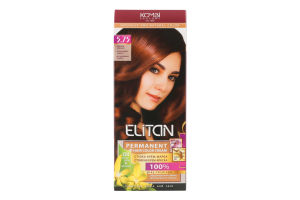 Крем-краска для волос стойкая №5.75 Elitan 1шт