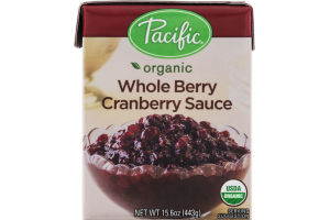 Pacific Organic Whole Berry Cranberry Sauce
