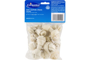 Companion Mini Rawhide Chews For Dogs - 10 CT