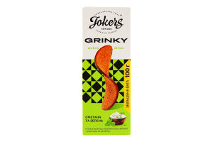 Гренки ржано-пшеничные Сметана и зелень Extra slice Jokers к/у 100г