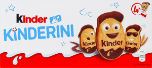 Печиво хрустке з какао-молочним декором Kinderini Kinder к/у 4х25г