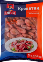 Креветки в панцире с головой 90/120 Esva в/м м/у 900г