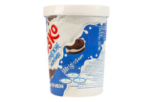 Морозиво 12% з темним печивом Морозко Хладик відро 500г