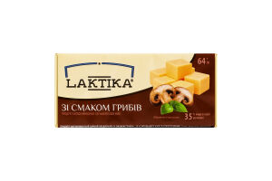 Продукт сырный 35% молокосодержащий плавленый Со вкусом грибов Laktika м/у 64г