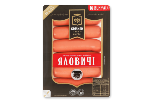 Сосиски говяжьи Di Buffalo Gremio в/c лоток 280г