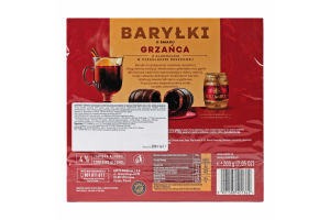 Цукерки E.Wedel Barrels начинка глінтвейн чорн/шок