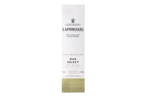 Віскі 700мл 40% шотландське односолодове Oak select Laphroaig к/у