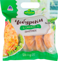 Чебуреки заморожені смажені Хуторок м/у 600г