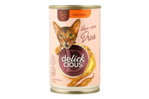 Корм додатковий для котів Напій з куркою Delickcious з/б 140г