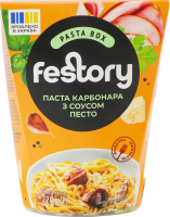 Паста Карбонара с соусом песто Festory к/у 220г