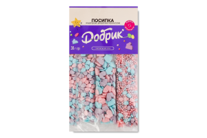 Посыпка кондитерская декоративная перламутровая Пасхальный микс Добрик м/у 30г