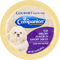 Companion Gourmet Food for Dogs Top Sirloin Flavor