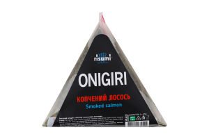 Сэндвич рисовый Онигири с копченым лососем Risumi м/у 110г