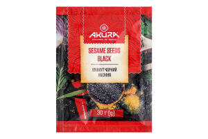 Кунжут черный семена Akura м/у 30г