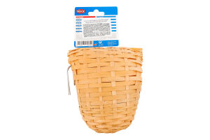 Гніздо д/птахів плетене 15*12см Тріксі