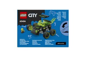 Конструктор для дітей від 5років №60484 Gaming car Rides City Lego 64ел