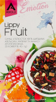 Суміш з пелюсток квітів, шипшини, апельсину, малини та ананасу ароматизована Lippy fruit Emotion Askold к/у 20х2г