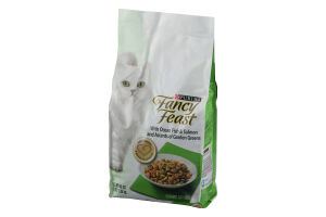 Purina Fancy Feast With Ocean Fish & Salmon and Accents of Garden Greens Gourmet Cat Food
