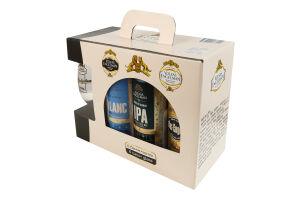 Набор Пиво Rinktinis + IPA + APA + Blanc + Bohemijos Dark + Baltic Porter 6х0.568л + 1 бокал 0.568л Volfas Engelman к/у