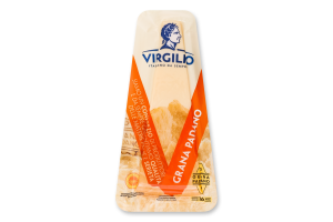 Сир Grana Padano VIRGILIO 200г витр. від 16 міс. (Італія)