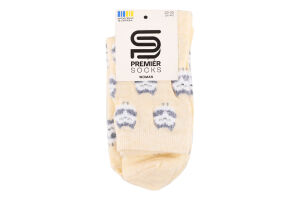 Шкарпетки жіночі з пухнастої пряжі з малюнком класичні р.23-25 Premier Socks