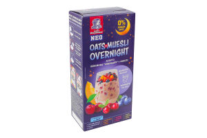 Асорті вівсянка + мюслі Overnight Neo Vivsyanushka к/у 6х50г