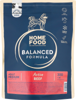 Корм д/собак середніх порід Premium Balanced Formula Яловичина 300г Home Food