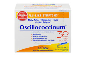 Boiron Oscillococcinum Flu-Like Symptoms Homeopathic Medicine Quick-Dissolving Pellets - 30 CT