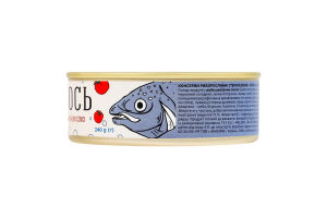 Лосось с овощами в томатном соусе стерилизованный TaFish ж/б 240г