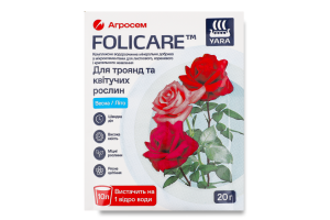 Добриво мінеральне д/троянд та квітучих рослин весна-літо 20г Folicare