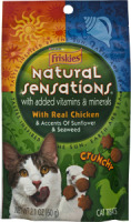 Purina Friskies Natural Sensations with Real Chicken Crunchy Cat Treats