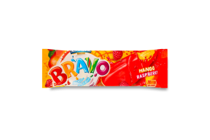 Мороженое 10% в соковом покрытии Манго-малина Bravo Хладик м/у 70г