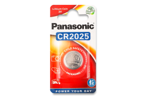 Елемент живлення CR-2025EL/1B літієвий Панасонік