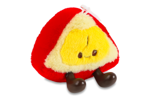 Игрушка мягкая №99036 Яблочко Фруктовые друзья-половинки Fyyvalur 1шт