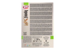 Корм д/кроликів 500г Lolo Pets