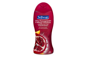 Softsoap Moisturizing Body Wash Juicy Pomegranate & Mango Infusions