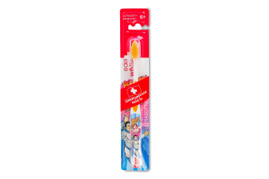Щетка зубная детская мягкая с щетинками Konex Edel+White 1шт